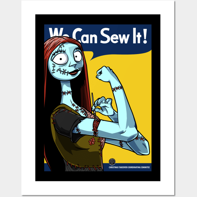 We Can Sew It! Wall Art by boltfromtheblue